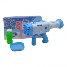 Бластер із мильними бульбашками "Bazooka Bubble Toy" (блакитний) (829)