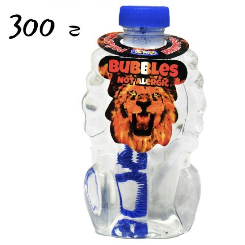 Мильні бульбашки "Кришталевий лев", NOT ALLERGIC, 300 мл (BIGRP300L) (склад -T-)