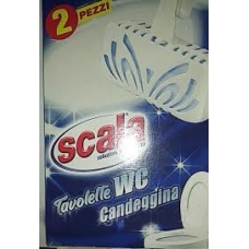 Подвески для унитаза с отбеливающим эффектом 2шт ScalaTavolette WC Candeggina 8006130504380
