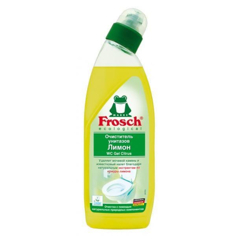 Чистящее средство для унитазов 750 мл Лимон Frosch 4009175170507 (Склад -Y-)