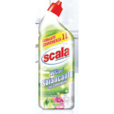 Гель для туалета с отбеливателем и ароматами лайма и вербены 1000 мл SCALA WC gel Sbiancante 8006130504137