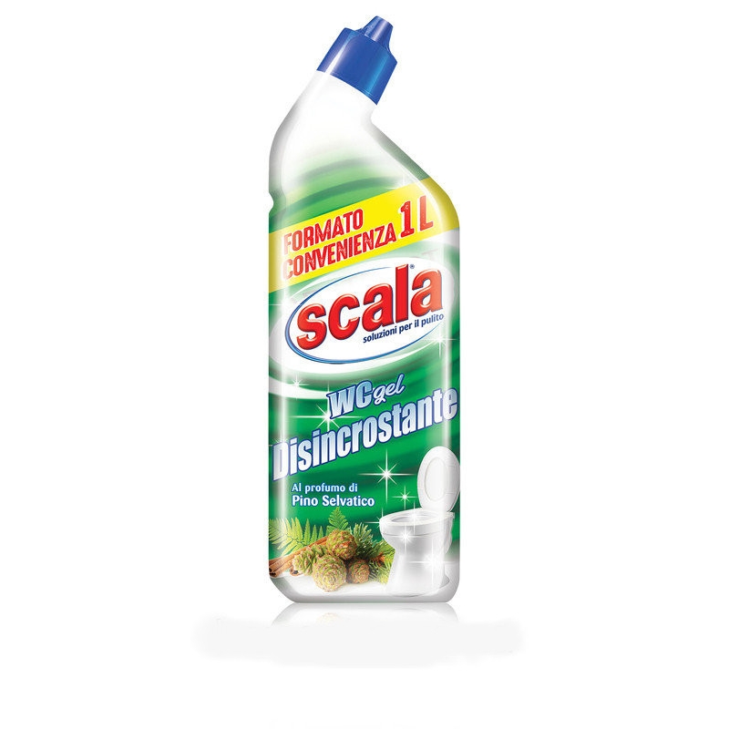 Гель для уборки туалета ароматом хвои 1000 мл SCALA WC gel Disincrostante 8006130504120 (Склад -Y-)