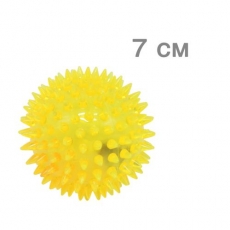 М'ячик із шипами, жовтий, 7 см (K45)