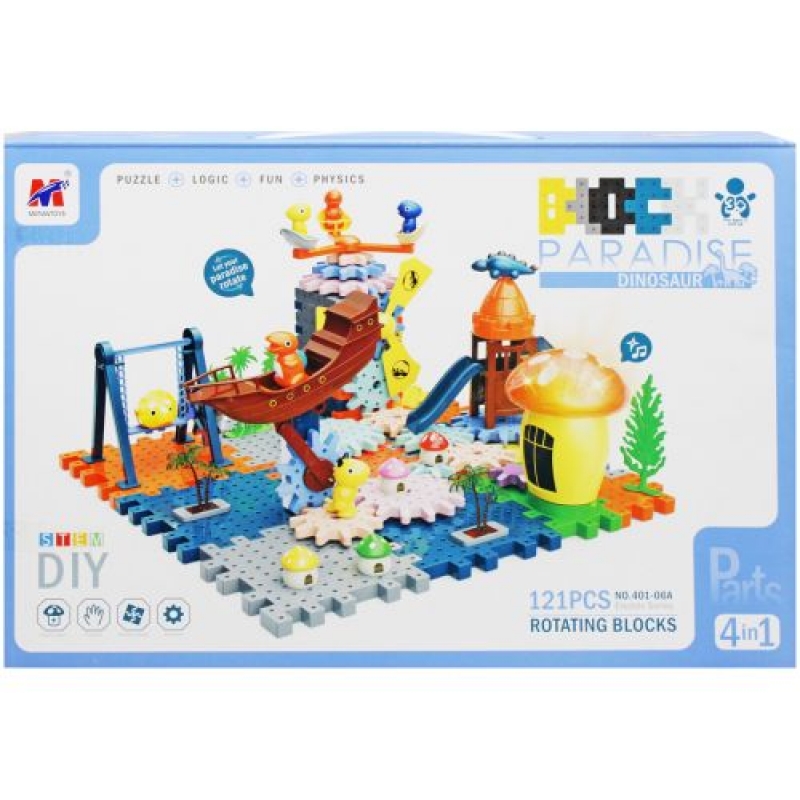 Конструктор "Dinosaur paradise", 101 дет. (401-06A) (склад -T-)