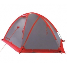 Палатка трехместная Tramp Rock 3 V2 TRT-028 330х220x130 см серая