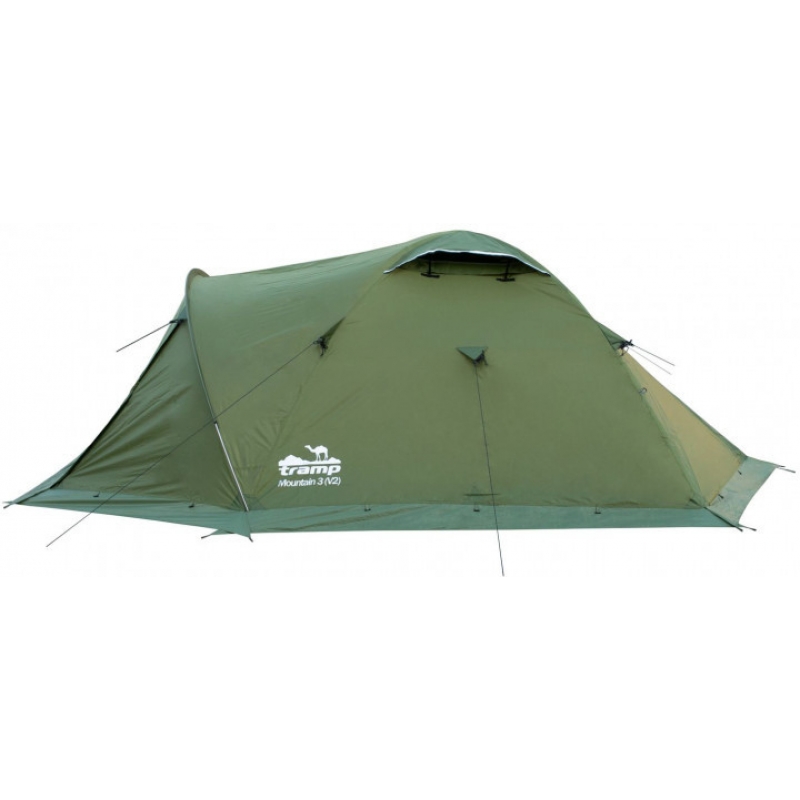 Палатка трехместная Tramp Mountain 3 v2 TRT-023-green 380х220х130 см (Склад -Y-)
