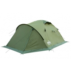 Палатка трехместная Tramp Mountain 3 v2 TRT-024-green 410х220х130 см