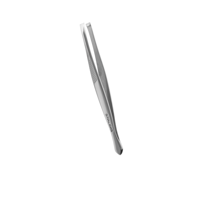 Пінцет для брів CLASSIC 10 TYPE 1 (широкі прямі кромки) Staleks (TC-10/1) (4820121590213)