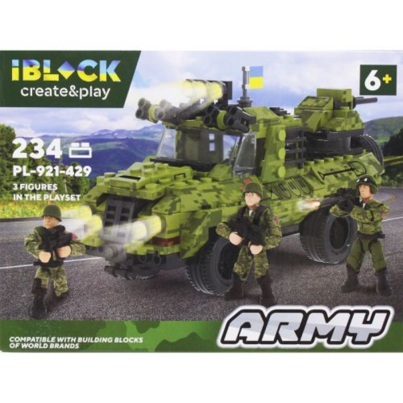 Конструктор "Армія: Джип", 234 дет. (PL-921-429) (склад -T-)