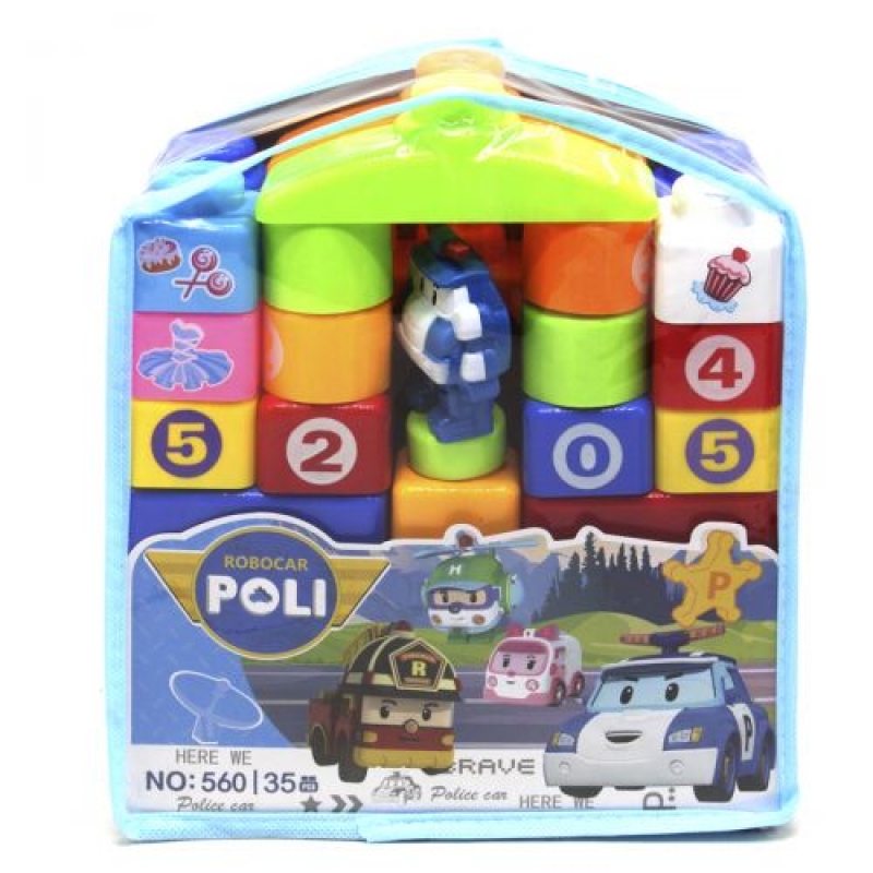 Конструктор 'Robocar Poli", 35 дет. (560) (склад -T-)