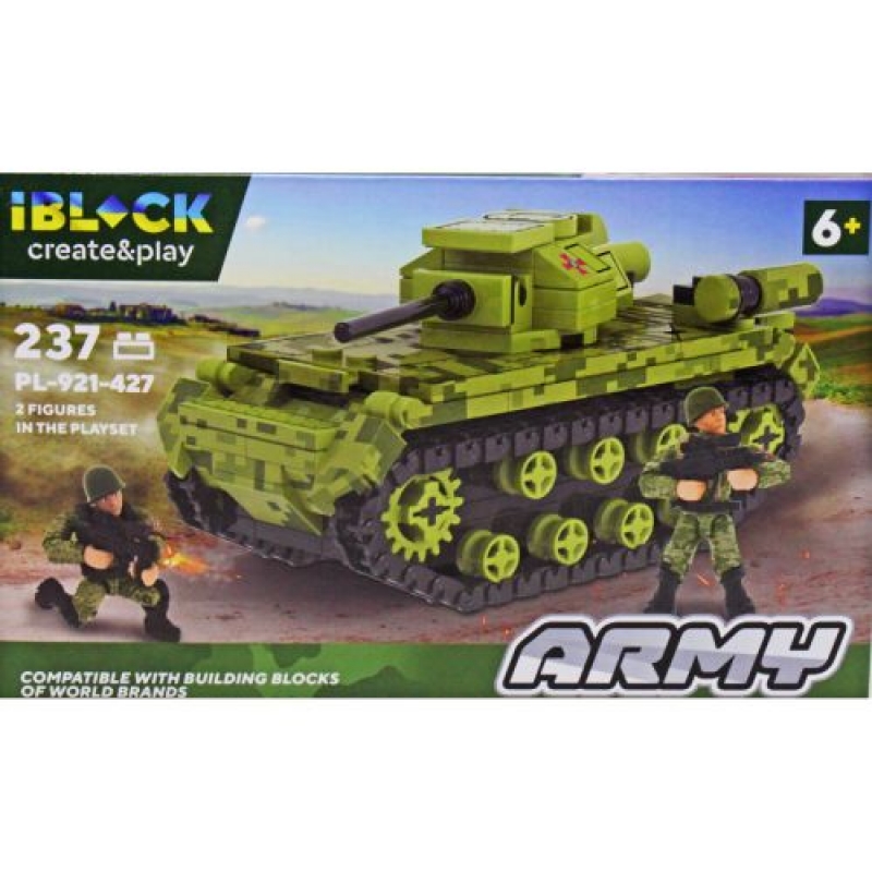 Конструктор "IBLOCK: Army", 237 дет (PL-921-427) (склад -T-)