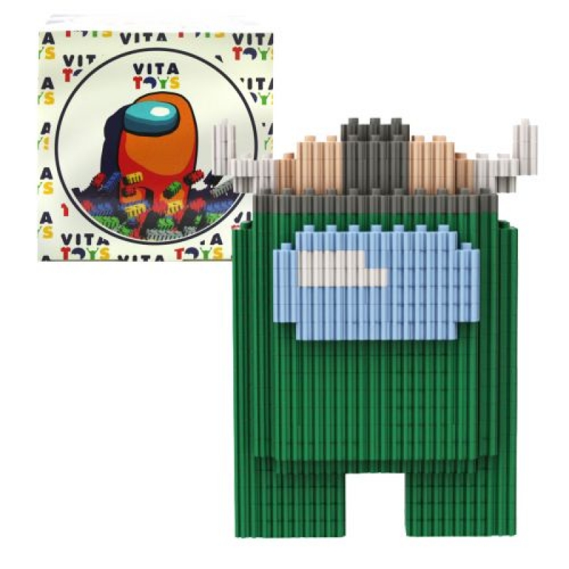 Конструктор "Pixel Heroes: Амонг ас", 370 дет. (VTK 0042) (склад -T-)