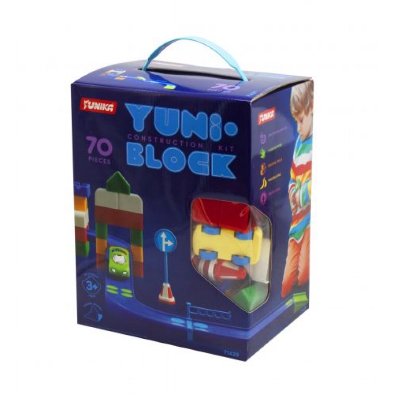 Конструктор дитячий "YUNI-BLOCK", 70 деталей (1429) (склад -T-)