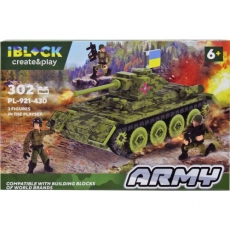 Конструктор "IBLOCK: Танк", 302 елемента (PL-921-430)