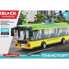 Конструктор "IBLOCK: Тролейбус", 281 деталь (PL-921-379)