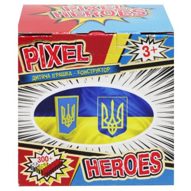 Конструктор "Pixel Heroes: Герб України", 332 дет. (VTK 0034) (склад -T-)