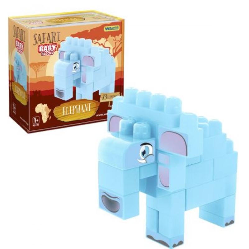 Конструктор сафарі "Baby Blocks" (слон) (41502) (склад -T-)