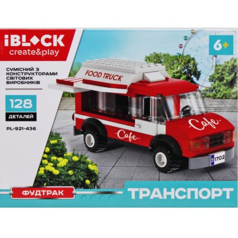 Конструктор IBLOCK Фудтрак (PL-921-436) (склад -T-)