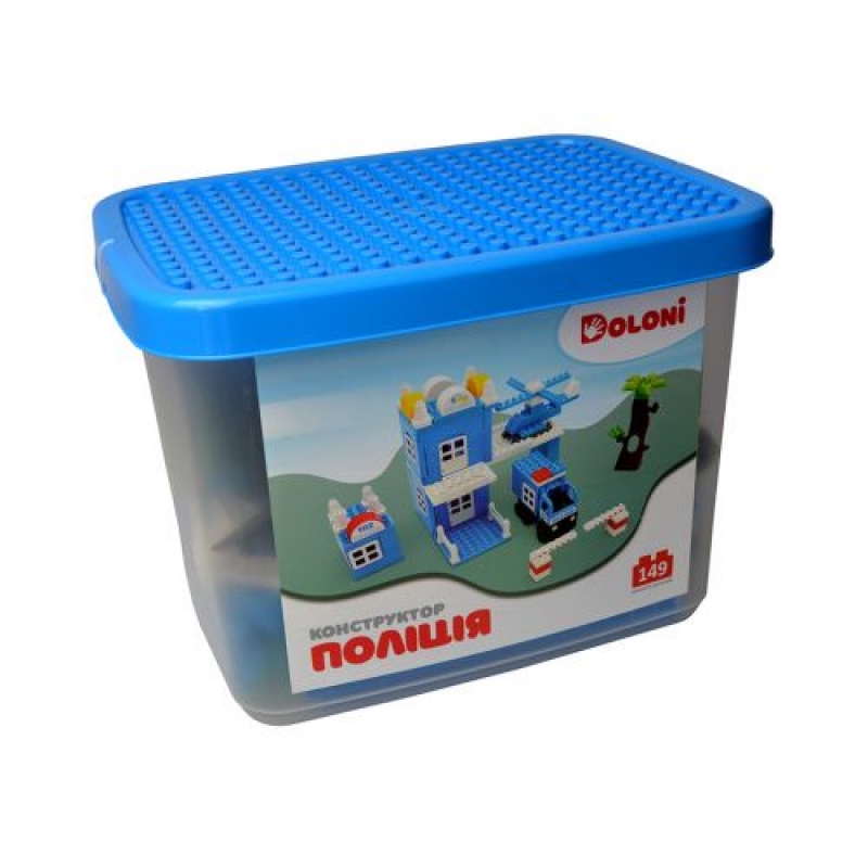 Конструктор "Поліція" 149 детал. 013888/36 в пластик. боксі (013888/36) (склад -T-)