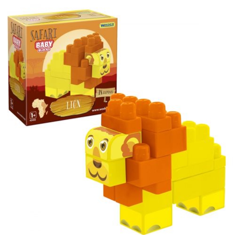 Конструктор сафарі "Baby Blocks" (лев) (41503) (склад -T-)