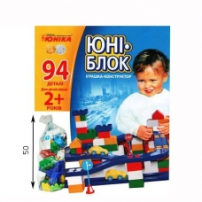 Конструктор "Юні-блок" (94 деталі) (0125)