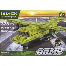 Конструктор "Армія: Літак", 378 дет. (PL-921-433)