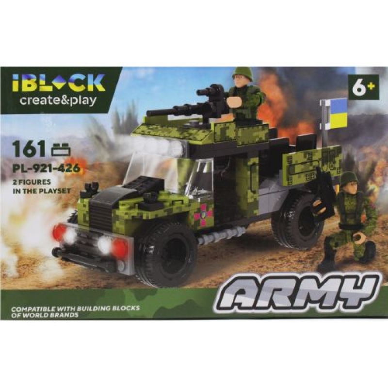 Конструктор "Army: Військовий Джип" (Вид 1), 161дет. (PL-921-426) (склад -T-)