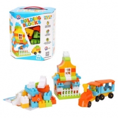 Конструктор "Building Blocks", 90 деталей, блакитний (6573)