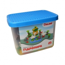 Конструктор "Гідропарк" 219 детал. 013888/34 в пластик. боксі (013888/34)