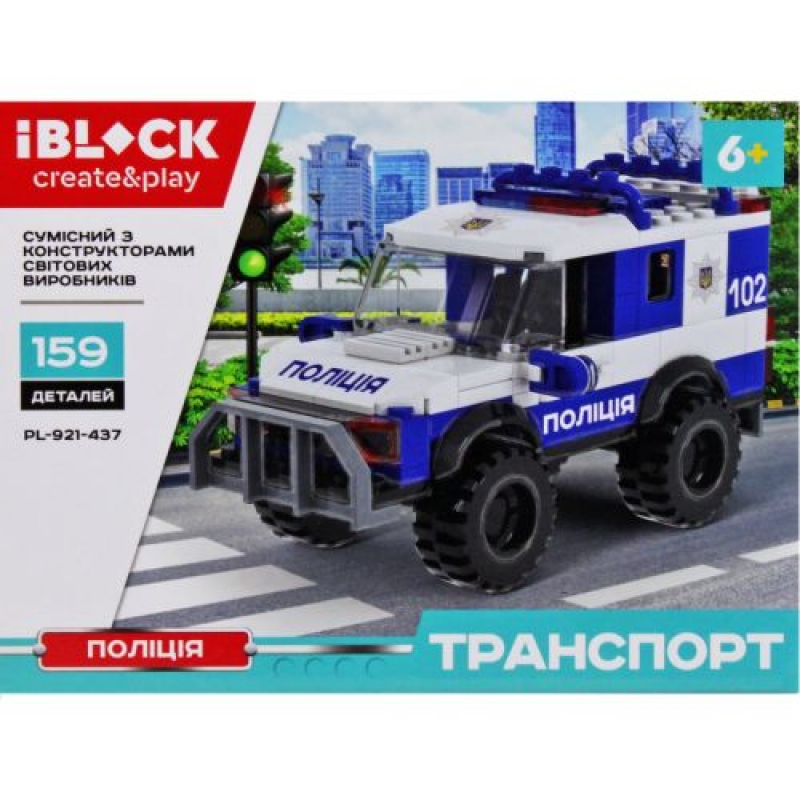 Конструктор IBLOCK Поліція (PL-921-437) (склад -T-)