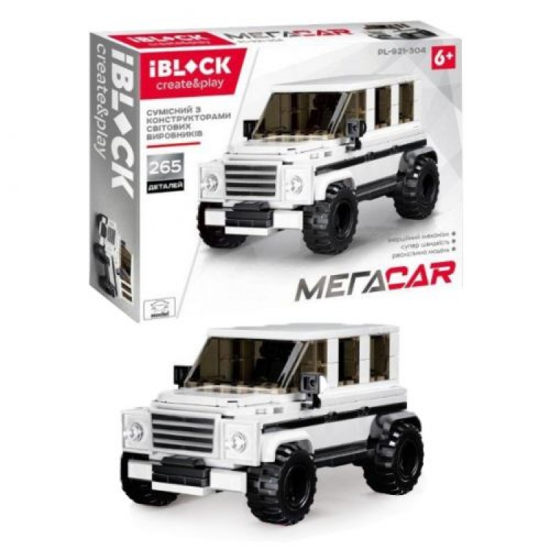 Конструктор "Megacar", 265 дет. (PL-921-304) (склад -T-)