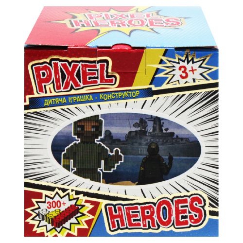 Конструктор "Pixel Heroes: Український Захисник", 374 дет. (VTK 0014) (склад -T-)