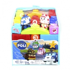 Конструктор "Robocar Poli", 36 дет. (561)