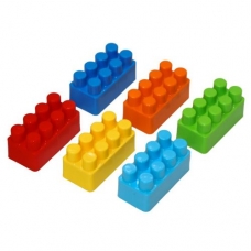 Конструктор "Mini Blocks" 6 кольорів (6*3 см), Tigres (39946)