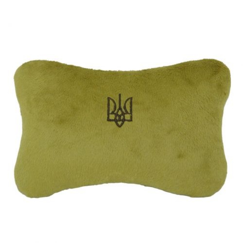Подушка-підголовник "Тризуб", хакі (ПД-0460) (склад -T-)