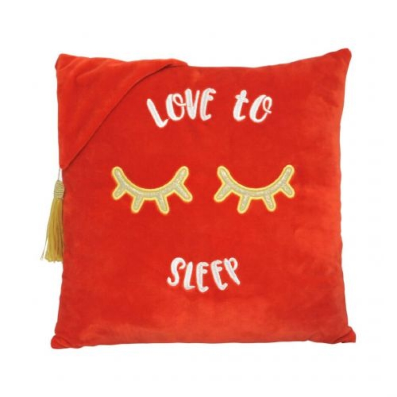 Плюшева подушка "Love to sleep" (ПД-0367) (склад -T-)