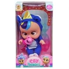 Пупс "Cry Babies" в синьому (318)