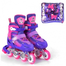 Ролики з підсвічуванням "Best Roller" L, фіолетовий (20066-L)
