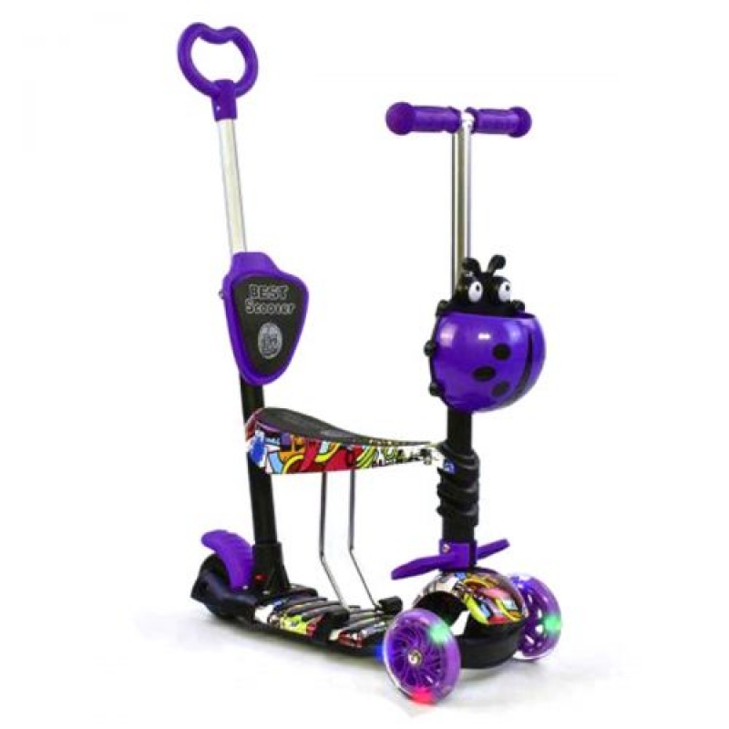 Самокат з ручкою "Best Scooter" (13400) (склад -T-)