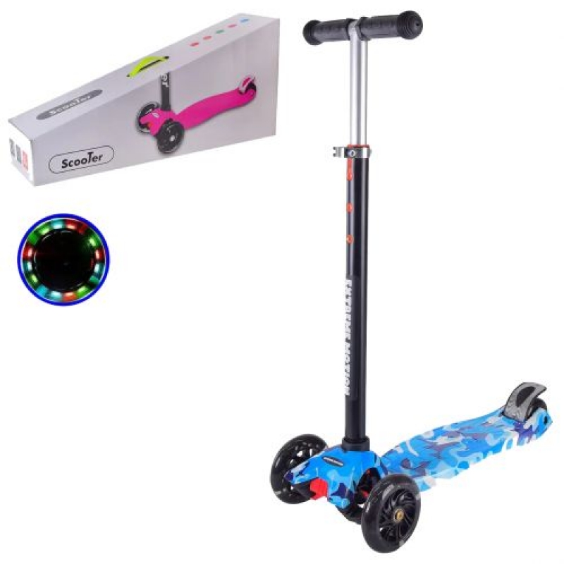 Самокат чотириколісний "ScooTer Камуфляж" (SC22073) (склад -T-)