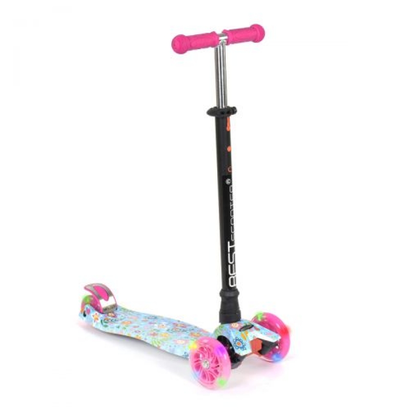 Самокат чотириколісний "Best Scooter" рожевий (A25533/779-1331) (склад -T-)