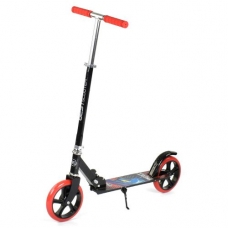 Самокат двоколісний "Best Scooter" чорний. Транспортувальна упаковка (30458)