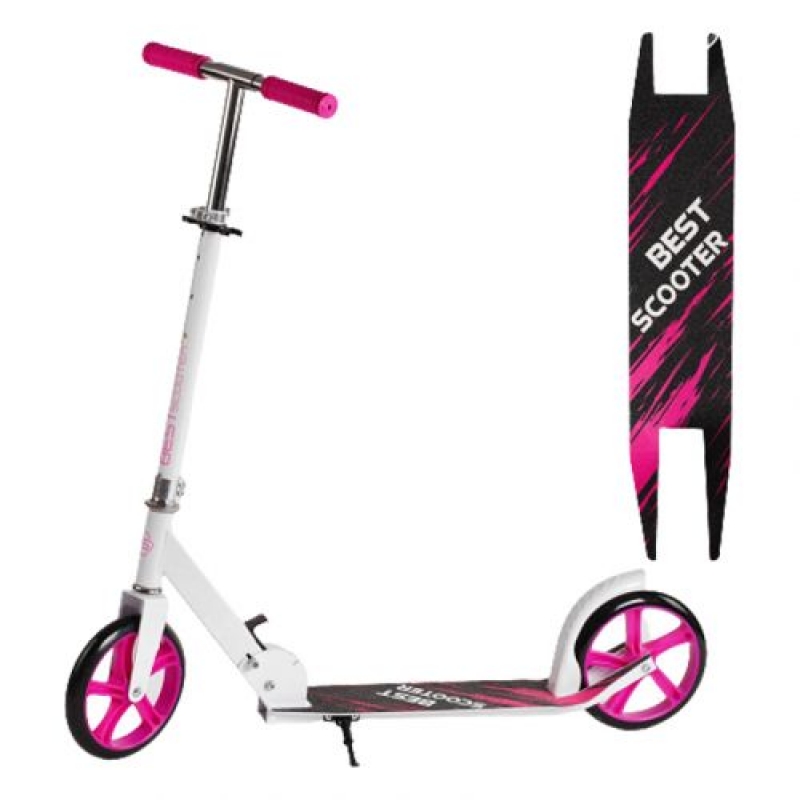 Самокат двоколісний "Best Scooter" R-17025 (4) сталева рама, колеса PU діаметр 200мм, гріпси гумові, в коробці (R-17025) (склад -T-)