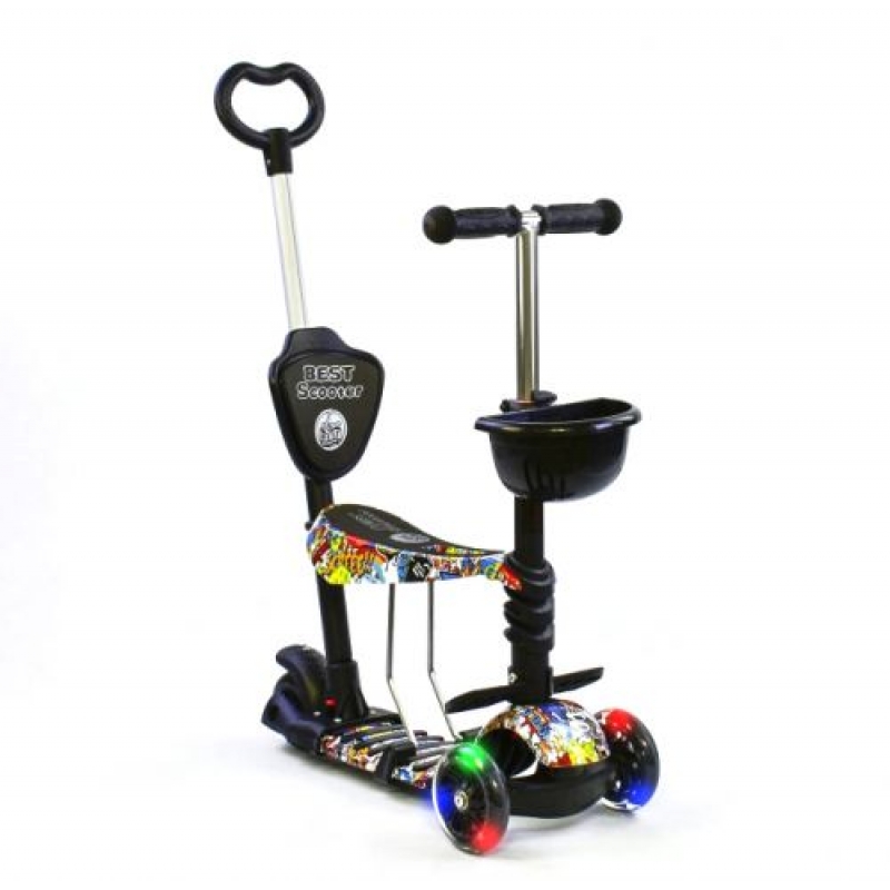Самокат з ручкою "Best Scooter" (34760) (склад -T-)