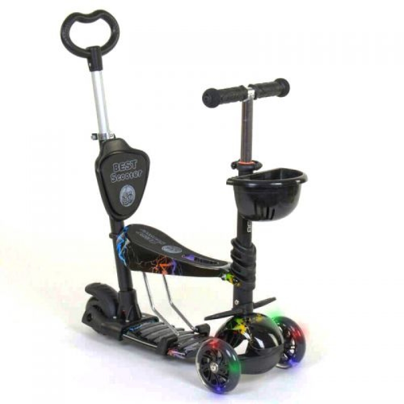 Самокат з ручкою "Best Scooter" (35110) (склад -T-)