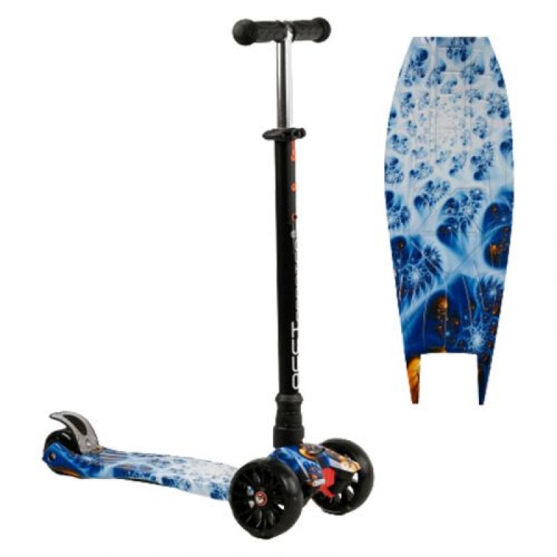 Самокат триколісний "Best Scooter", синій (11102) (склад -T-)