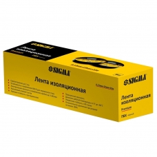 Стрічка ізоляційна ПВХ (чорна) 0.13мм×19мм×20м Premium SIGMA (8411611)