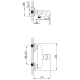 Змішувач GARDA Ø35 для душу CORSO 9605303 (BC-1D121W)