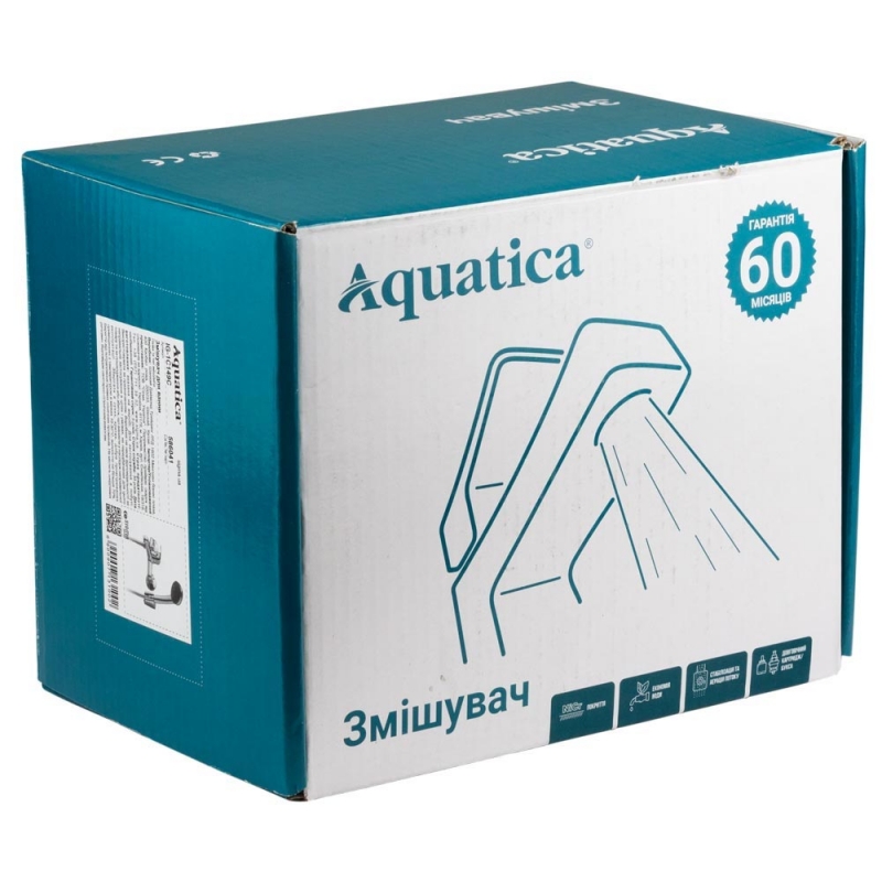 Змішувач IG Ø35 для ванни литий AQUATICA IG-1C149C (9709200)