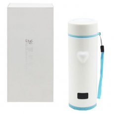 Термос "Heart Sensing Cup LED" 360 мл (блакитний) (EL- 507)